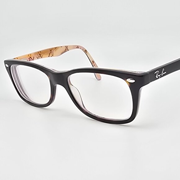 Ray-Ban RB5228 5409 Matte Dark Havana Eyeglasses Frame w/ Flexhinge 50-17-140 - Picture 1 of 13